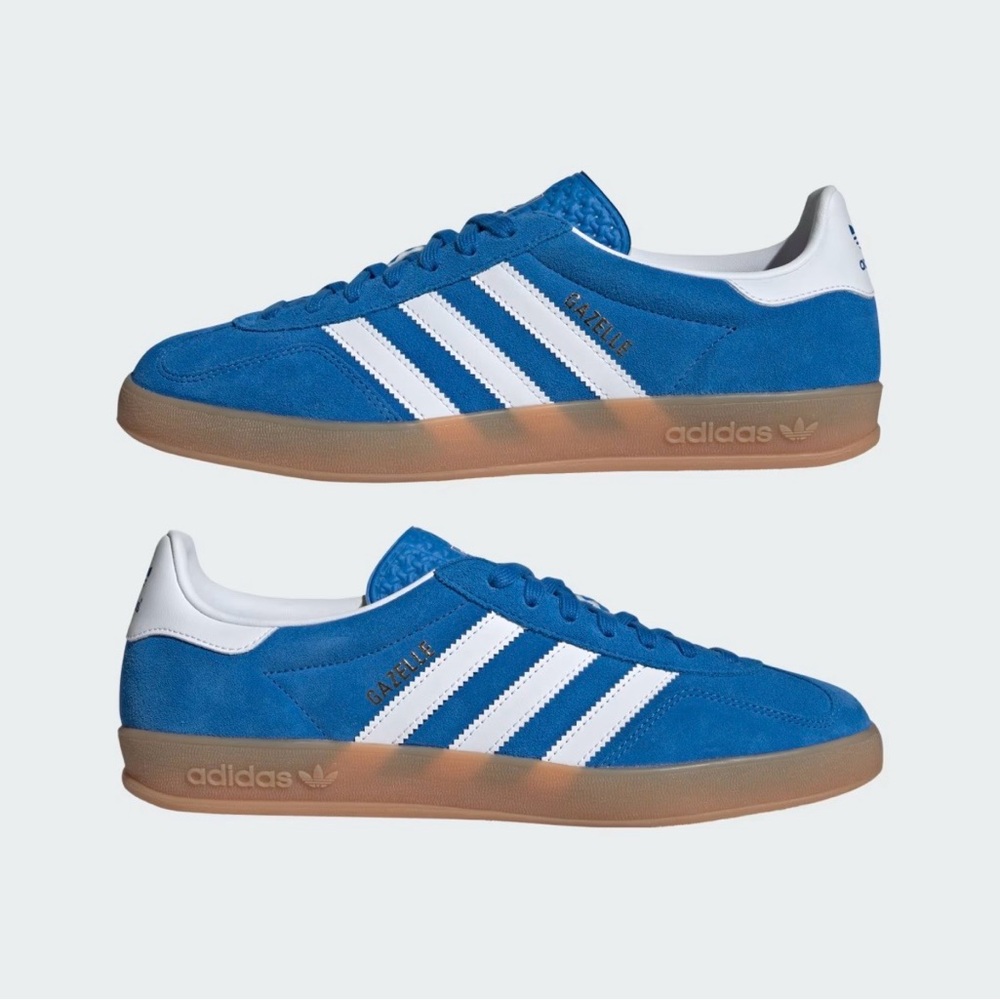 Adidas Gazelles in Bluebird